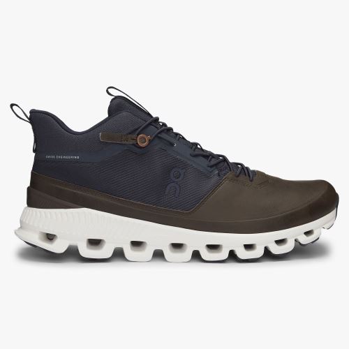 Scarpe da Ginnastica ON Cloud Hi Uomo Marroni/Blu Marino IT 10502